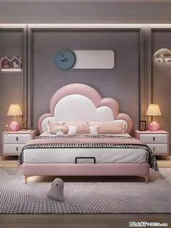 佛山大厂货，高质量仿真皮，实木床边，高密度海绵，带实木床板，全新包装，特价处理 - 葫芦岛28生活网 hld.28life.com